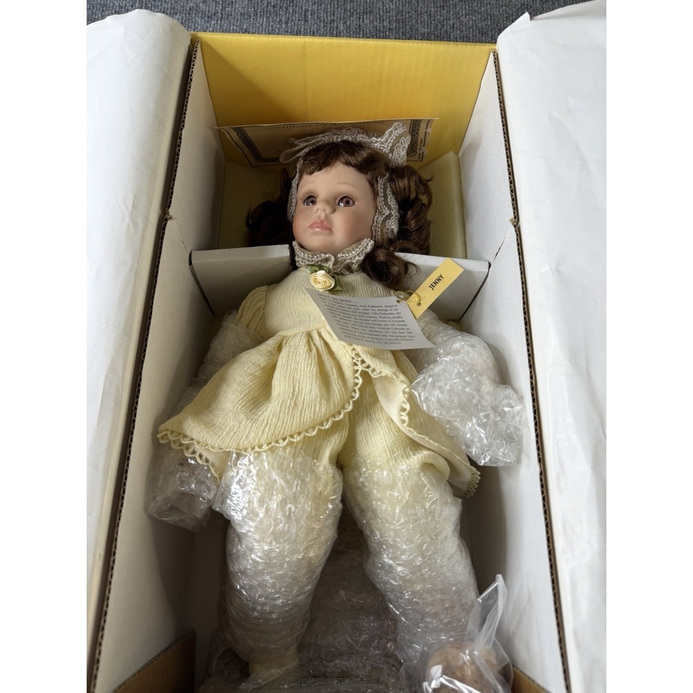 Vintage Seymour‎ Mann Jenny Porcelain Doll LE 93/2500 Anja Rademann w Box COA